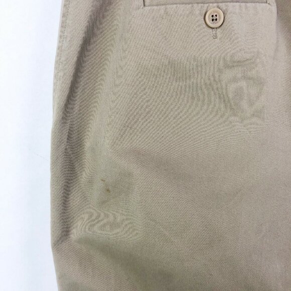 Brooks Brothers Pants Women Size 8 Natalie Mid Rise Straight Ankle Trouser Khaki - Picture 6 of 7